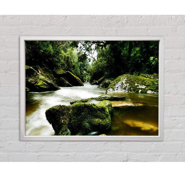 The River Flow - Print Bright Star Size: 100cm H x 141.4cm W x 3.3cm D on Productcaster.