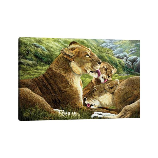 Morning Bath by Laura Curtin - Wrapped Canvas Graphic Art Latitude Vive Size: 20.32cm H x 30.48cm W x 1.91cm D on Productcaster.