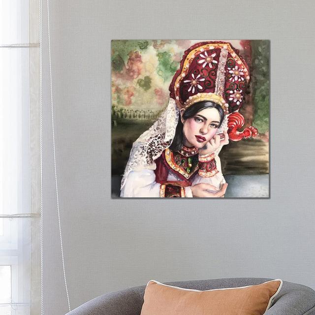 Kokoshnik by Kira Balan - Gallery-Wrapped Canvas Giclée on Canvas Latitude Vive Format: No Frame, Size: 66.04cm H x 66.04cm W x 3.81cm D on Productcaster.