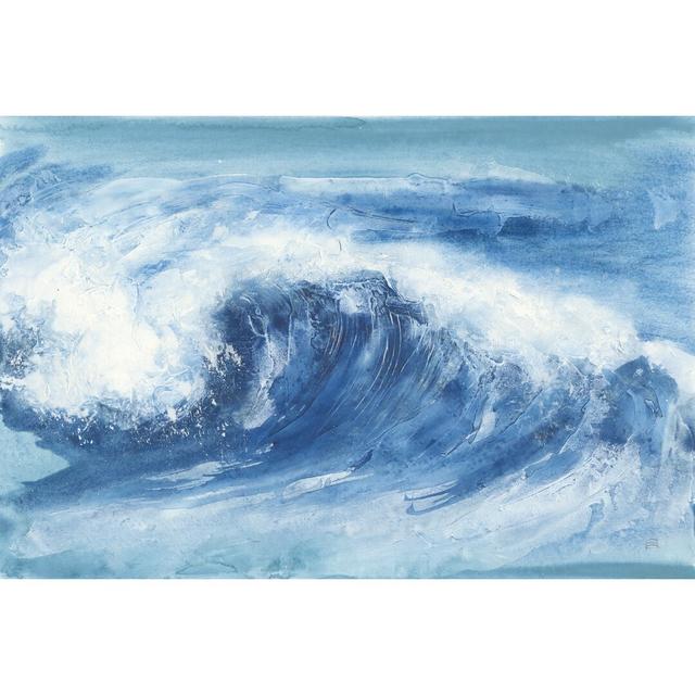 In The Blue II by Chris Paschke - Wrapped Canvas Painting Print Highland Dunes Size: 20cm H x 30cm W on Productcaster.