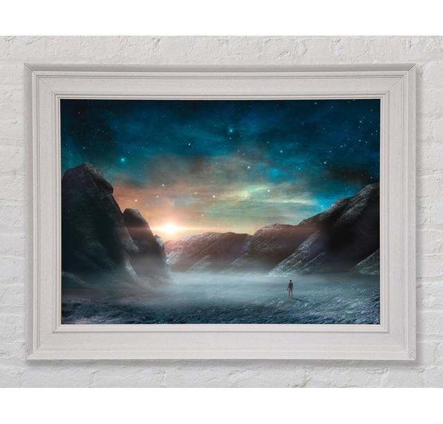 The Cloudy Universe - Single Picture Frame Art Prints Union Rustic Size: 21cm H x 42cm W x 8cm on Productcaster.