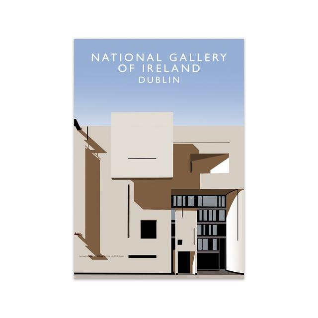 National Gallery Of Ireland Dublin by Richard O'Neill - Print 17 Stories Size: 42 cm H x 29.7 cm W on Productcaster.