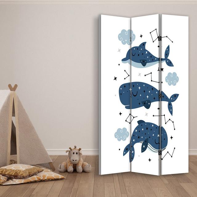 Room Divider Double-Sided, Ocean Friends East Urban Home on Productcaster.