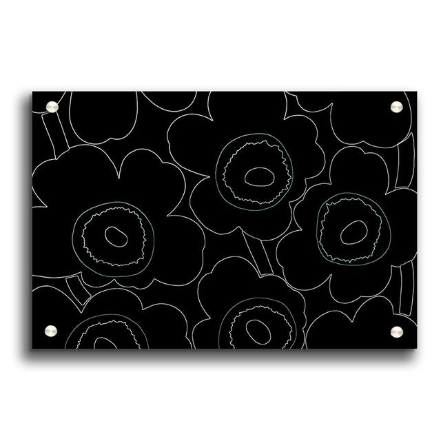 Abstract Flowers 06 - Unframed Graphic Art Print on Paper East Urban Home Size: 59.4cm H x 84.1cm W, Format: Paper on Productcaster.