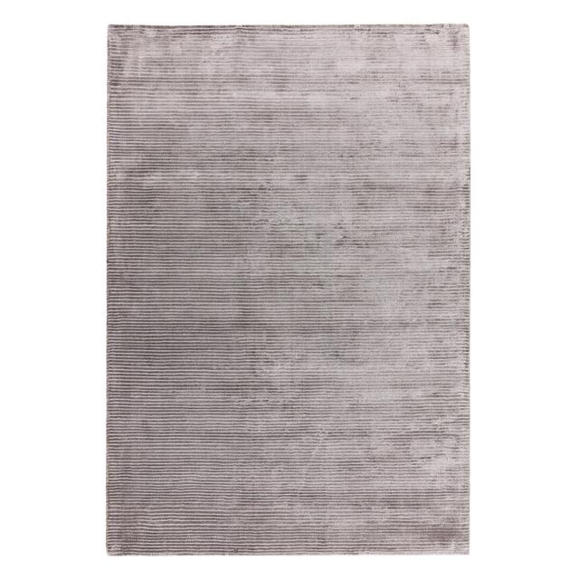 Tollette Hand-Woven Silky Silver Area Rug Ebern Designs Rug Size: Rectangle 160 x 230cm on Productcaster.