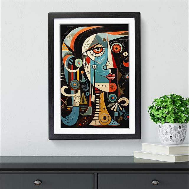 Pablo Picasso Modern - Print Metro Lane Format: Black Framed, Size: 34cm H x 25cm W x 2" D on Productcaster.