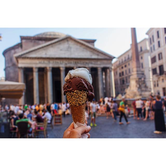 Gelato In Rome Rosalind Wheeler Size: 30cm H x 46cm W x 3.8cm D on Productcaster.