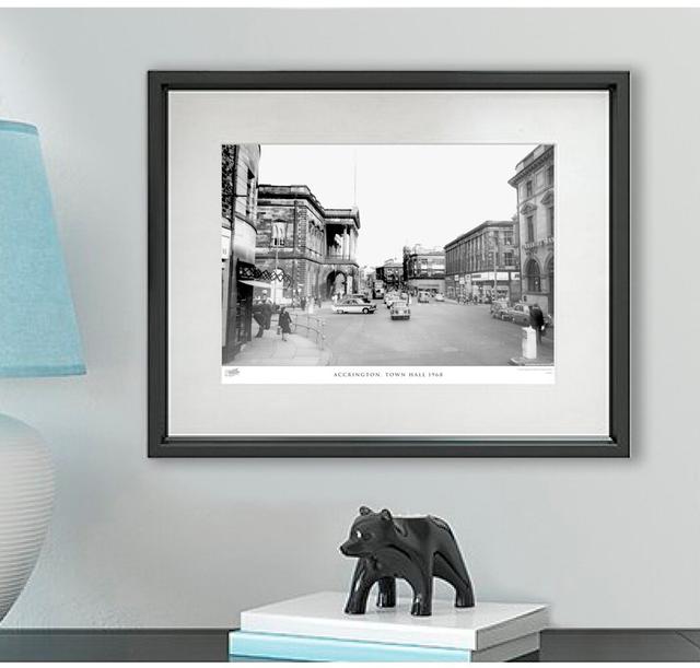 'Accrington, Town Hall 1968' by Francis Frith - Picture Frame Photograph Print on Paper The Francis Frith Collection Size: 45cm H x 60cm W x 2.3cm D on Productcaster.