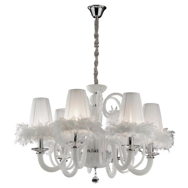 Evelin 6-Light Shaded Chandelier Mercer41 on Productcaster.