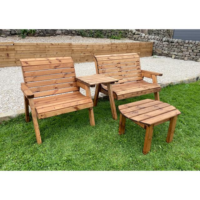 Zirke Wooden Bench (Set of 100) Union Rustic Size: 98cm H x 251cm W x 162cm D on Productcaster.