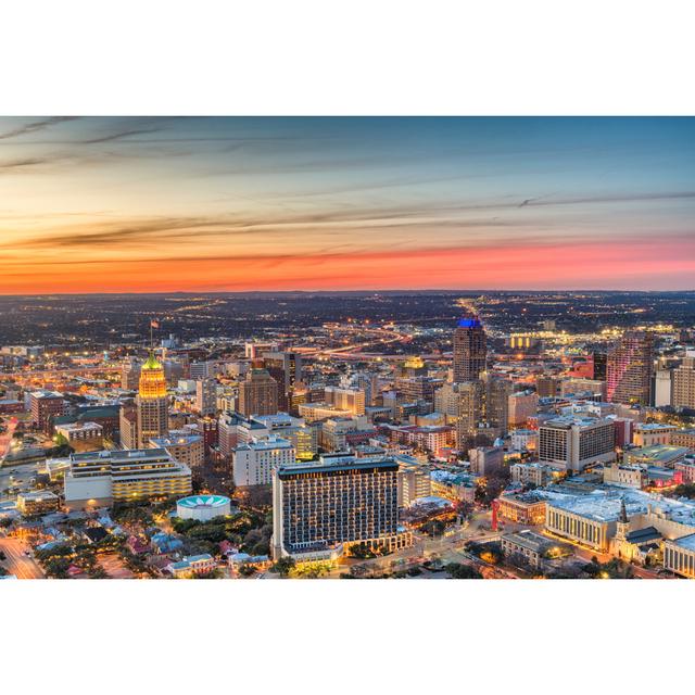 San Antonio, Texas by Sean Pavone - Wrapped Canvas Photograph Latitude Run Size: 30cm H x 46cm W on Productcaster.