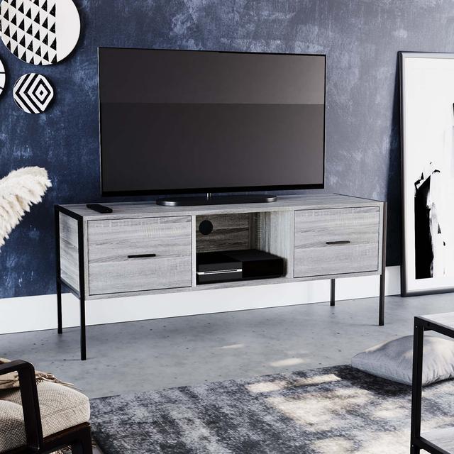 Sylvie TV Stand for TVs up to 50" Borough Wharf Colour: Grey on Productcaster.