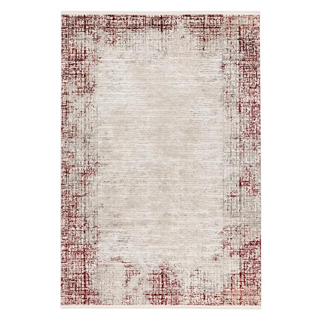 Aneke Uni Machine Woven Area Rug Williston Forge Rug Size: Rectangular 120 x 170cm, Colour: Red on Productcaster.