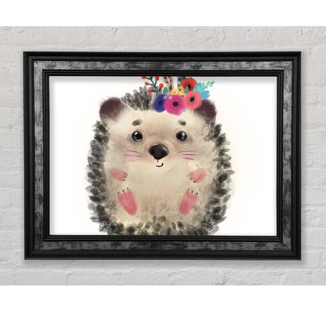 The Curled Up Hedgehog - Single Picture Frame Art Prints Bright Star Size: 100cm H x 141.4cm W x 1.5cm D on Productcaster.