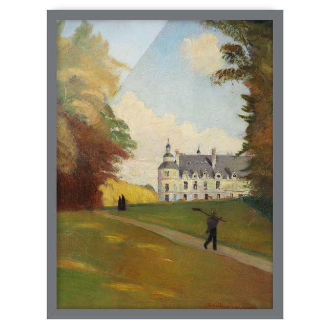 At Tanlay Castle by Emile Bernard - Picture Frame Painting Rosalind Wheeler Frame Option: Grey Framed, Size: 40cm H x 30cm W x 2cm D on Productcaster.