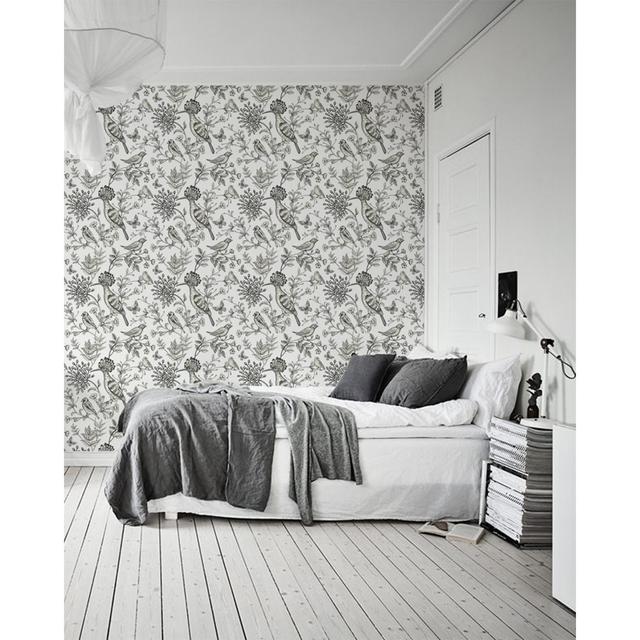 Canario Matte Wallpaper Roll Rosalind Wheeler Size: 312 x 219cm on Productcaster.