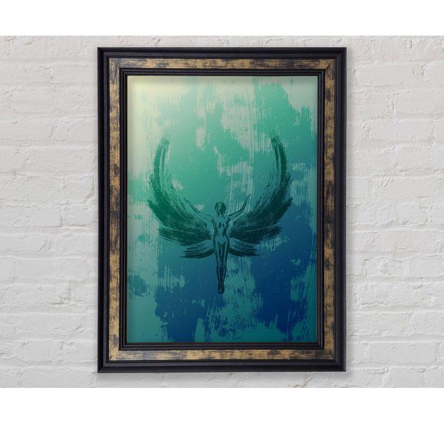 Green Angel - Single Picture Frame Art Prints Bright Star Size: 142.2cm H x 84.1cm W x 8cm D on Productcaster.