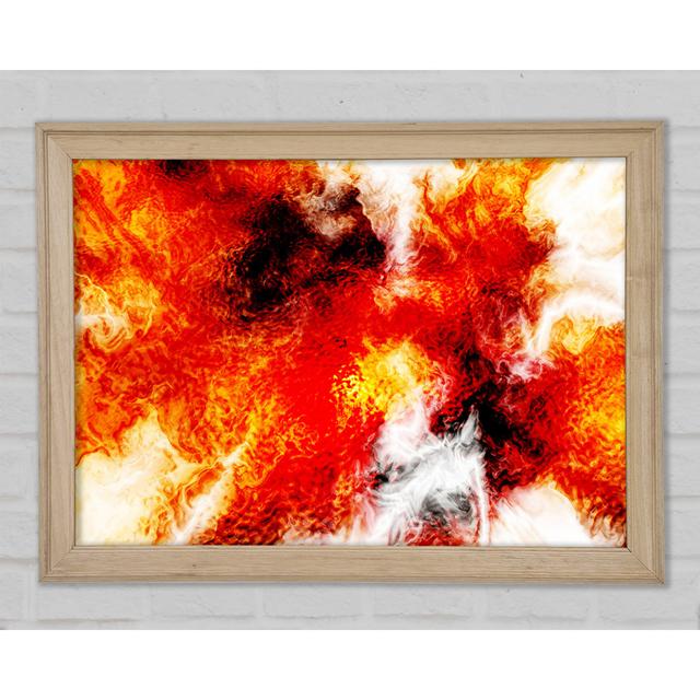 In The Flame Framed Print Ivy Bronx Size: 29.7cm H x 42cm W x 1.5cm D on Productcaster.