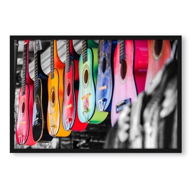 Classic Guitars on the Market - Picture Frame Photograph Latitude Run Size: 60cm H x 80cm W x 2.5cm D on Productcaster.