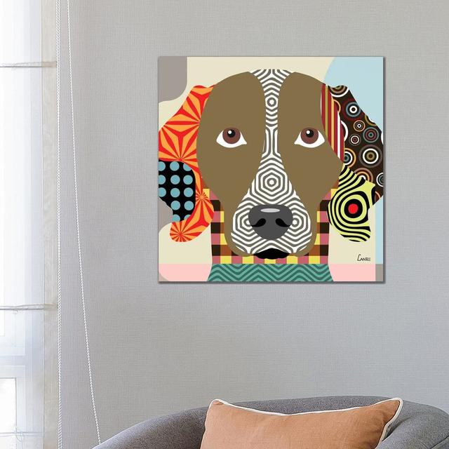 Weimaraner - Wrapped Canvas Print ClassicLiving Size: 66.04cm H x 66.04cm W x 3.81cm D on Productcaster.