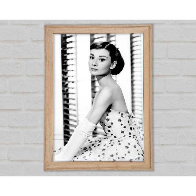 Audrey Hepburn Style - Einzelne Bilderrahmen Kunstdrucke Ebern Designs Größe: 118,9 cm H x 84,1 cm B x 1,5 cm T on Productcaster.