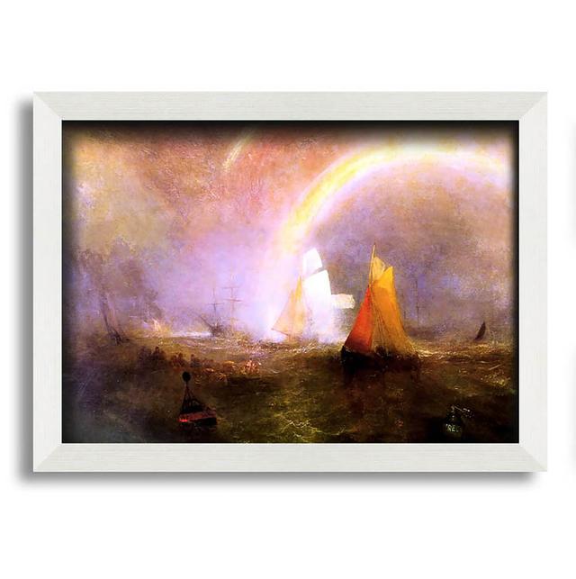 Wrecked Bouys by J.M.W. Turner - Single Picture Frame Art Prints Highland Dunes Size: 21cm H x 29.7cm W on Productcaster.