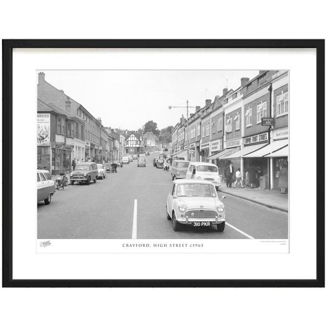 'Crayford, High Street C1965' by Francis Frith - Picture Frame Photograph Print on Paper The Francis Frith Collection Size: 60cm H x 80cm W x 2.3cm D on Productcaster.