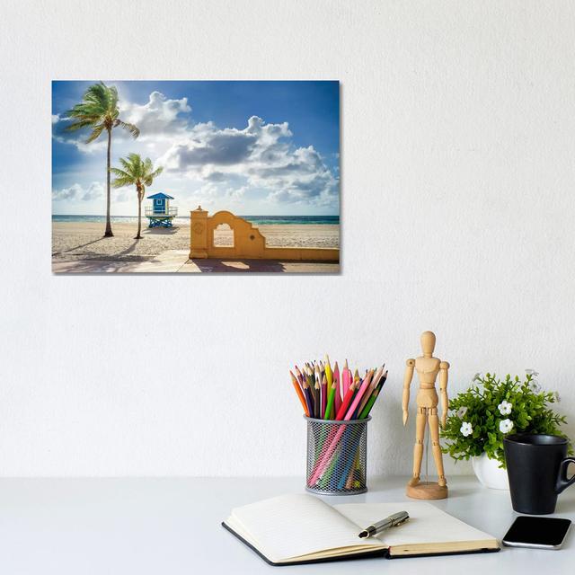 Florida Mornings by Susanne Kremer - Wrapped Canvas Painting Breakwater Bay Size: 20.32cm H x 30.48cm W on Productcaster.