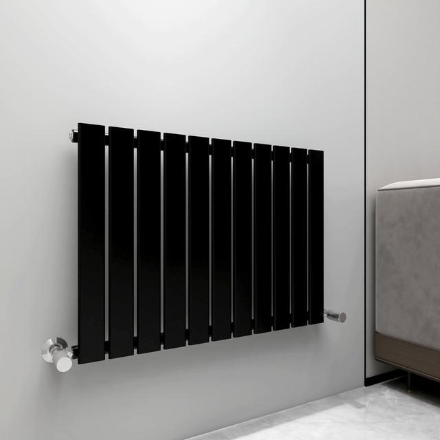 Aarvik Radiator Symple Stuff Size: 600cm H x 748cm W, Radiator Colour: Black on Productcaster.