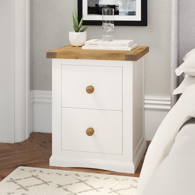 2 Drawer Bedside Table Brambly Cottage on Productcaster.