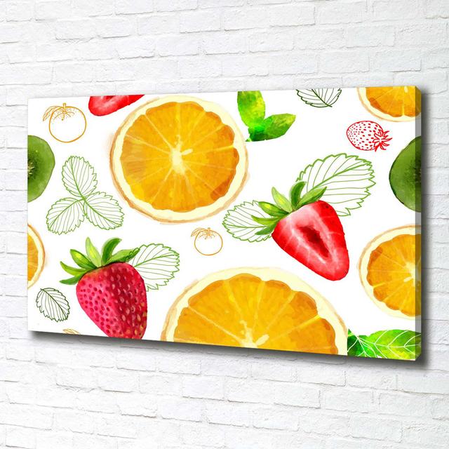 Fruits - Wrapped Canvas Art Prints August Grove on Productcaster.