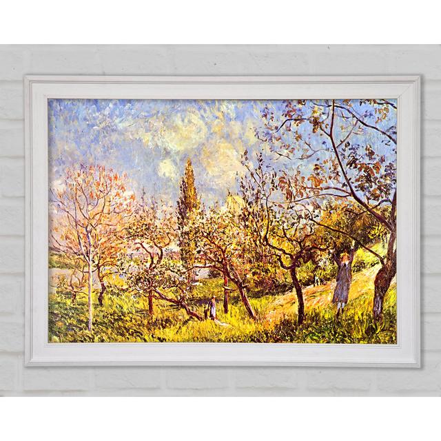 Sisley An Orchard In Spring Framed Print Bright Star Size: 59.7cm H x 84.1cm W x 1.5cm D on Productcaster.