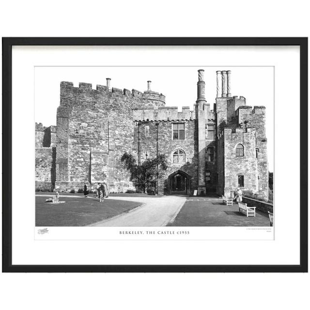 'Berkeley, the Castle C1955' by Francis Frith - Picture Frame Photograph Print on Paper The Francis Frith Collection Size: 45cm H x 60cm W x 2.3cm D on Productcaster.