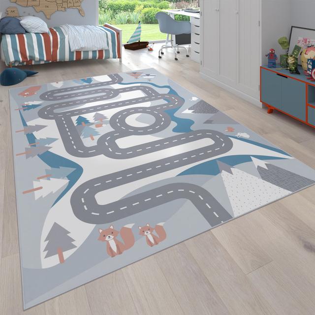 Waverly Place Flatweave Purple/Grey Rug Mack + Milo Rug Size: Rectangle 140 x 200cm on Productcaster.