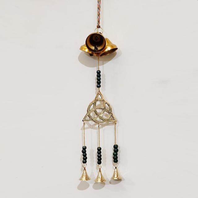 Wilbar Hanging Triquetta Wind Chime Bloomsbury Market on Productcaster.