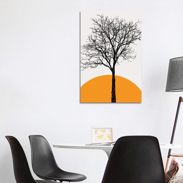 The Birch by Kubistika - Wrapped Canvas Art Prints George Oliver Size: 101.6cm H x 66.04cm W x 3.81cm D on Productcaster.