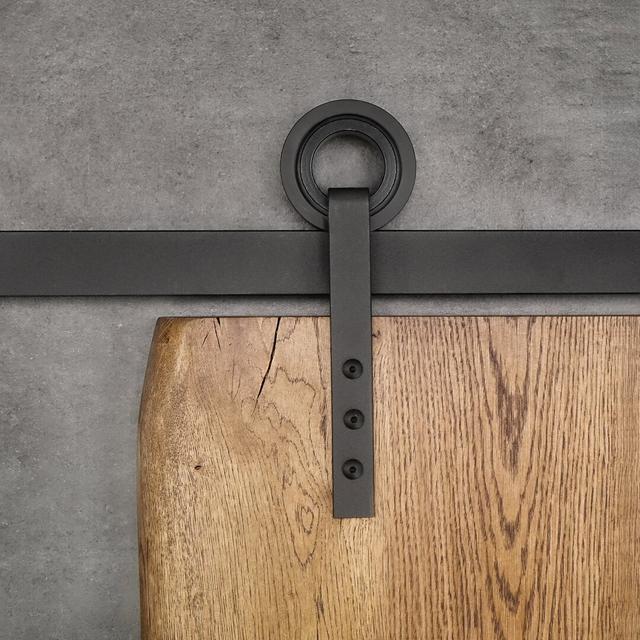 Bypass Double Door Barn Door Hardware Kit Williston Forge on Productcaster.