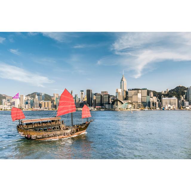 Traditional Junk Boat - Wrapped Canvas Print Breakwater Bay Size: 50cm H x 75cm W x 1.8cm D on Productcaster.