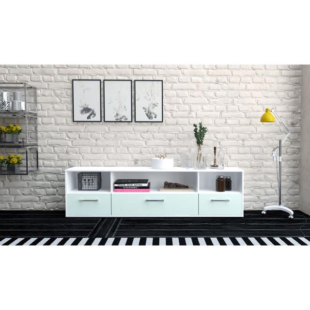 Balmeet TV Stand for TVs up to 60 Brayden Studio Colour: Mint/White on Productcaster.