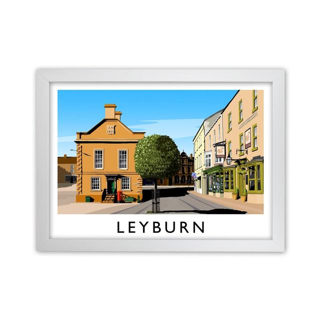 Leyburn 3 by Richard O'Neill - Print Corrigan Studio Format: White Framed, Size: 46cm H x 63cm W x 3cm D on Productcaster.