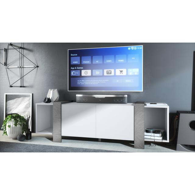 TV Stand Abdas for TVs up to 60" Ivy Bronx Colour: Scratchy Metal on Productcaster.