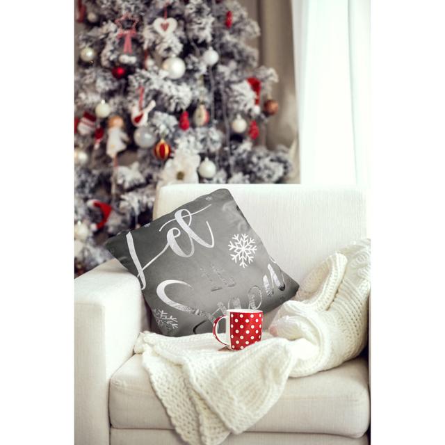 Kassandra Let It Snow Square Scatter Cushion The Seasonal Aisle on Productcaster.