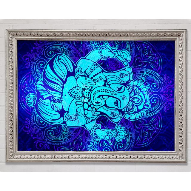 Hindu God Ganesha 4 Framed Print Bright Star Size: 21cm H x 29.7cm W x 3cm D on Productcaster.