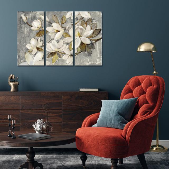 Magnolia Simplicity by Silvia Vassileva - No Frame Gallery-Wrapped Canvas Giclée on Canvas Lark Manor Size: 101.6cm H x 152.4cm W x 1.91cm D on Productcaster.