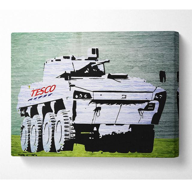 Tesco Army - Print Borough Wharf Size: 66cm H x 106.6cm W x 10cm D on Productcaster.