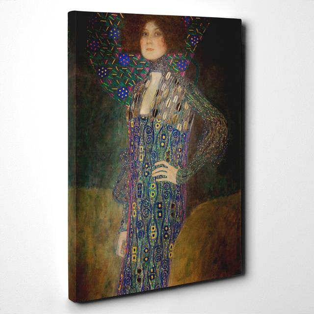 'Portrait of Emilie Floge' by Gustav Klimt - Wrapped Canvas Painting Print East Urban Home Size: 60cm H x 40cm W on Productcaster.