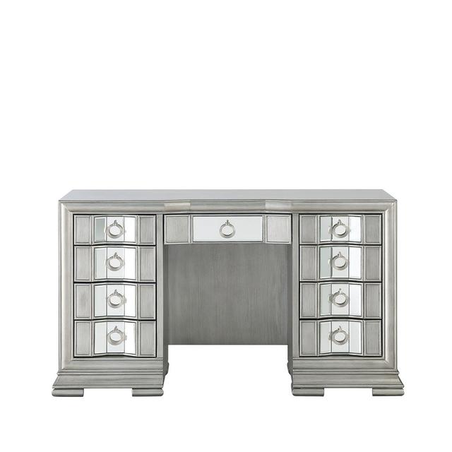 Terwilliger Dressing Table Mercer41 Colour: Silver on Productcaster.