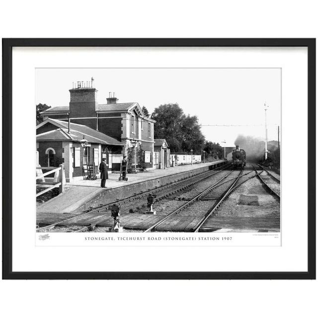 'Stonegate, Ticehurst Road (Stonegate) Station 1907' by Francis Frith - Picture Frame Photograph Print on Paper The Francis Frith Collection Size: 28c on Productcaster.