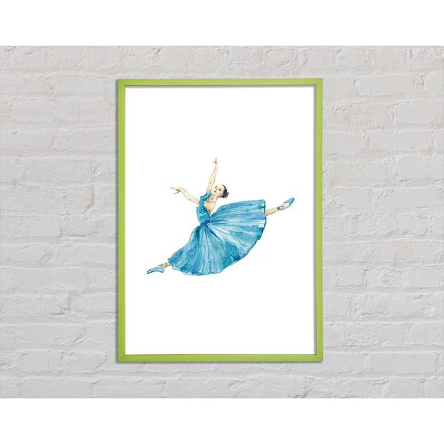 Blue Ballerina 6 - Single Picture Frame Art Prints Canora Grey Size: 29.7cm H x 21cm W x 2cm D on Productcaster.