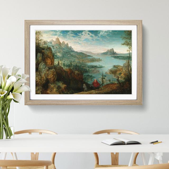 Flight to Egypt by Pieter Bruegel the Elder - Picture Frame Painting East Urban Home Frame Option: Oak Framed, Size: 36cm H x 48cm W x 2cm D on Productcaster.